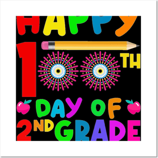 Happy 100th day of second grade Posters and Art